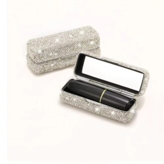 Lipstick Bag Portable Fashion Exquisite Lipstick Box Creative Shiny Lip Gloss Storage Case