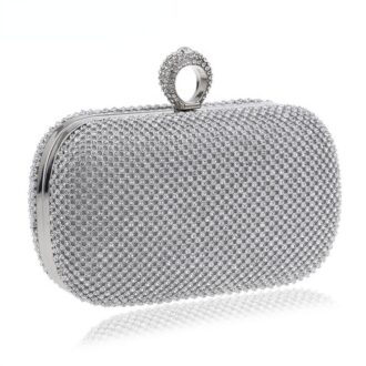 Custom High Quality Diamond Evening Clutch Bag for Women for Daily Use and Weddings